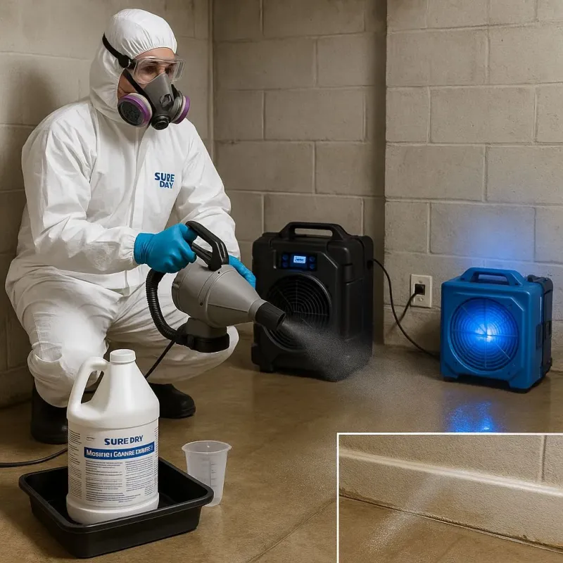Sanitization and Odor Removal process in Harbor Beach, MI